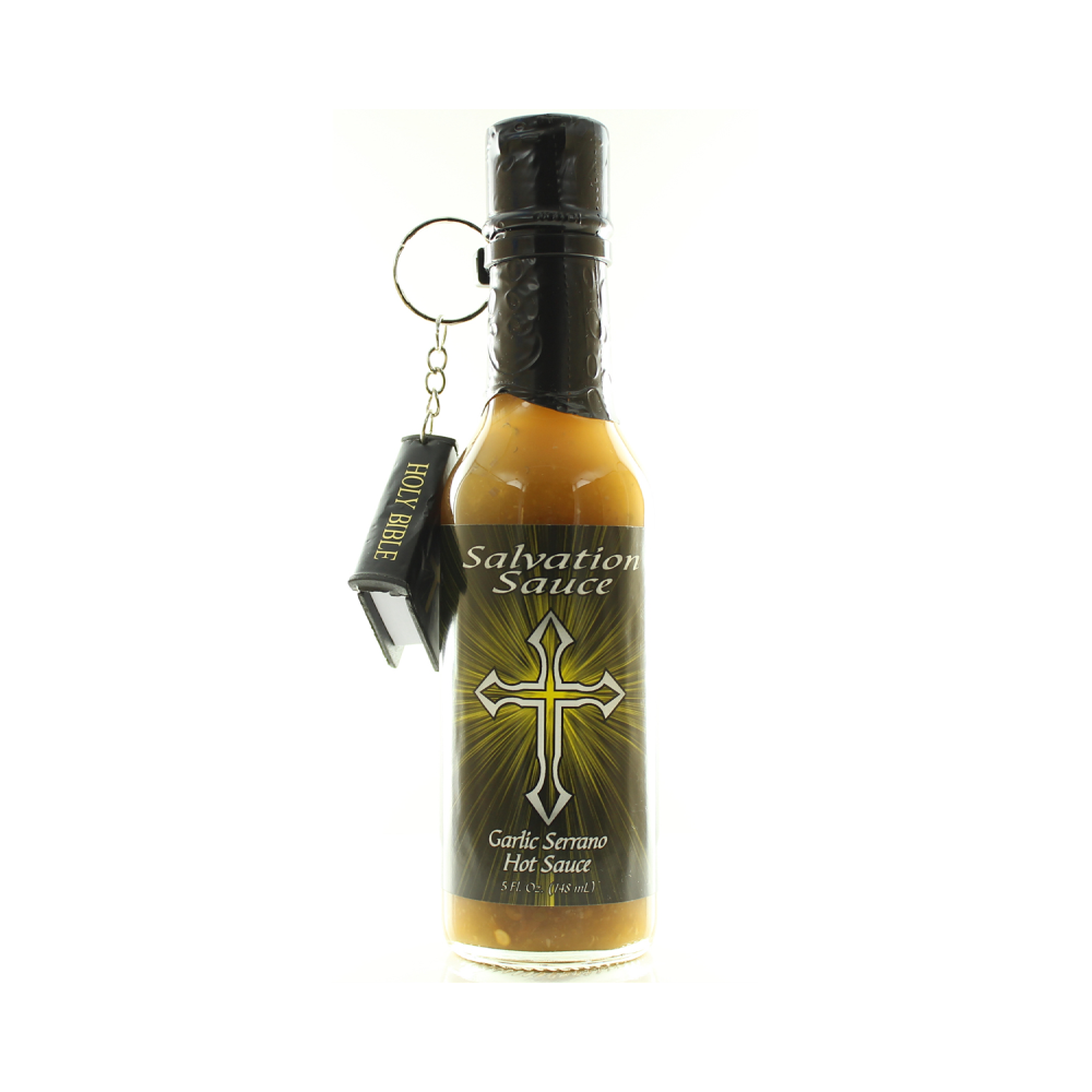 Salvation Sauce Garlic Serrano - 5oz