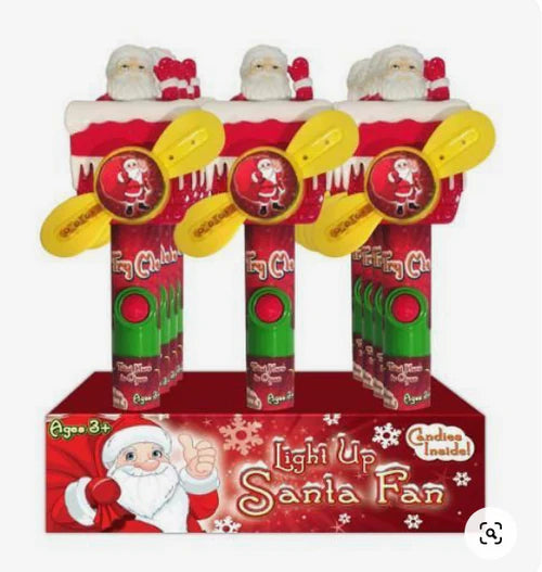 Santa Light Up Fan Christmas - 8g