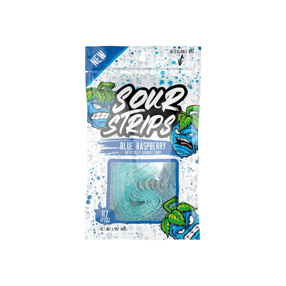 Sour Strips Blue Raspberry - 96g