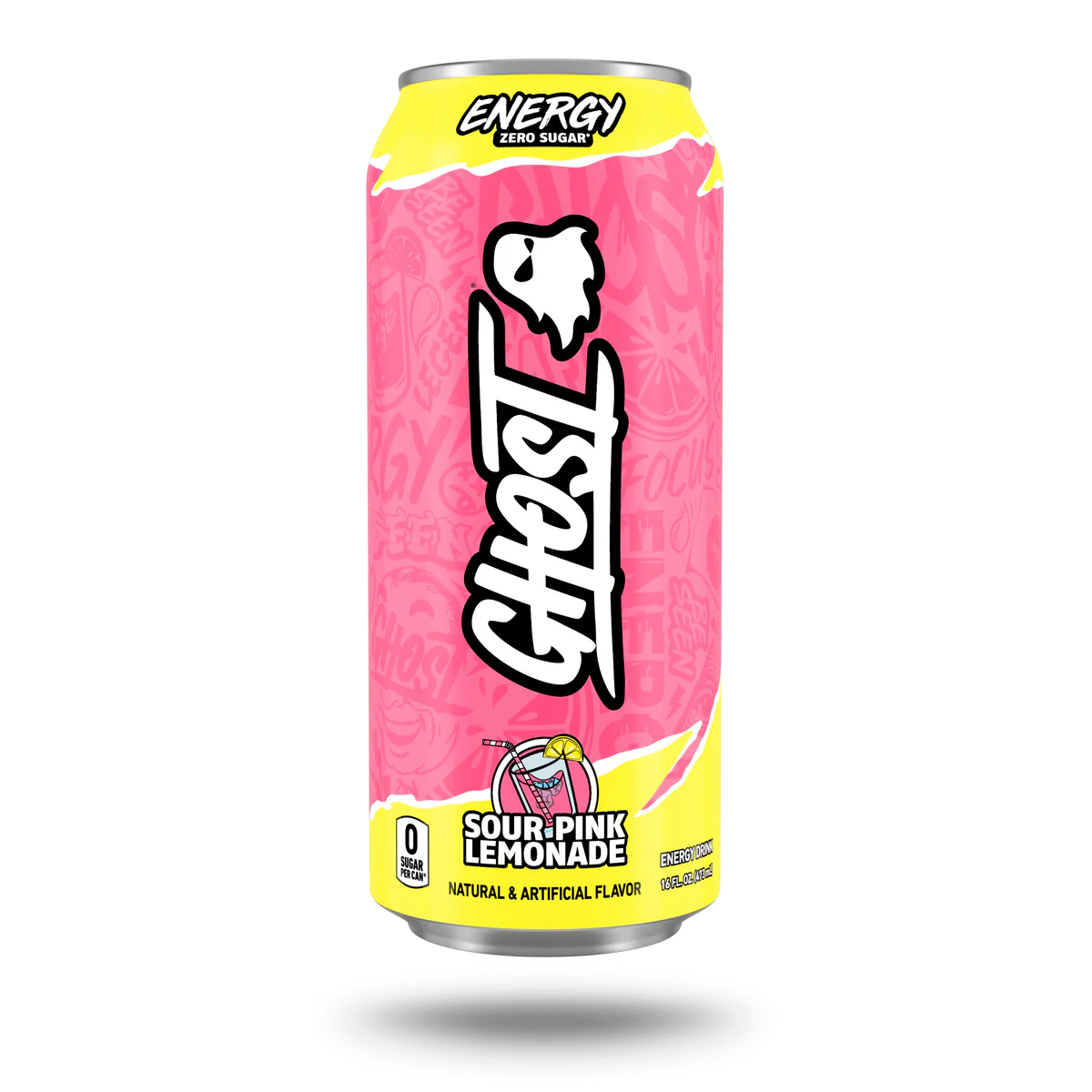 Ghost Energy Drinks, Pink Lemonade  - 473ml