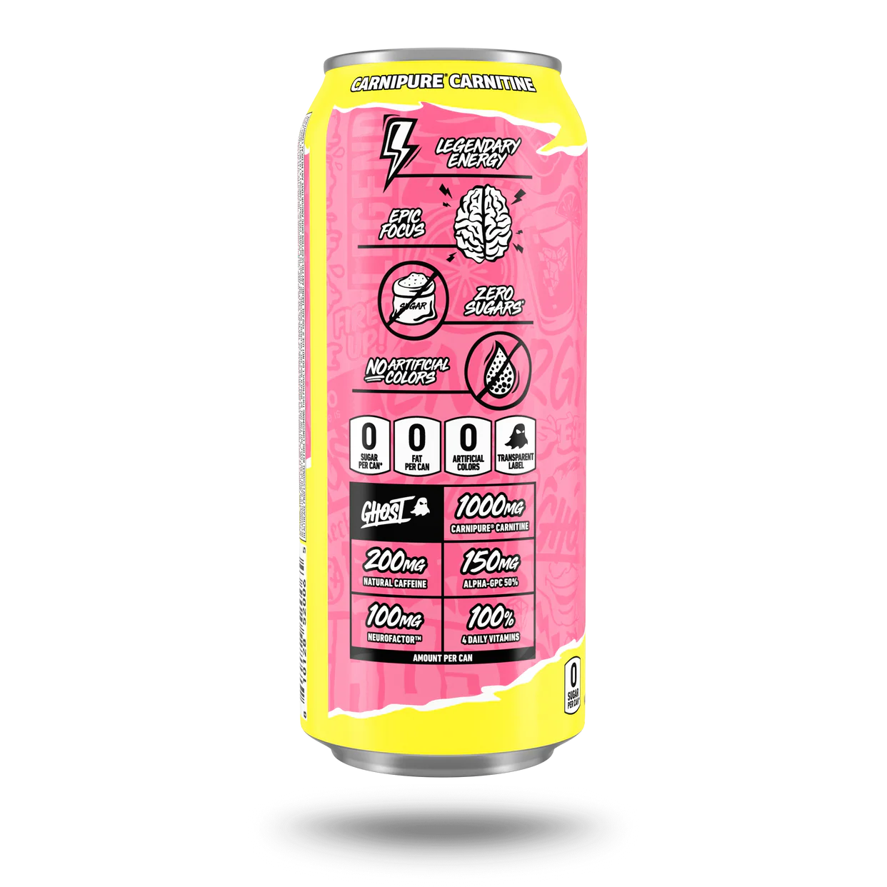 Ghost Energy Drinks, Pink Lemonade  - 473ml