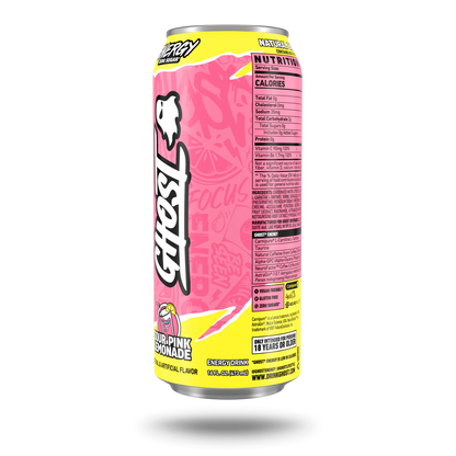 Ghost Energy Drinks, Pink Lemonade  - 473ml