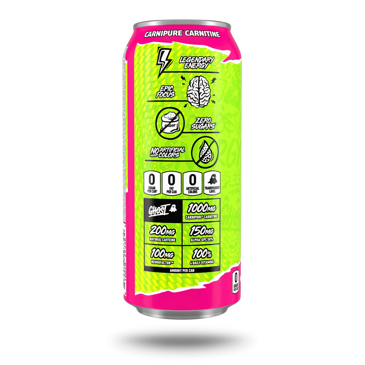 Ghost Energy Drinks, Warheads Sour Watermelon  - 473ml