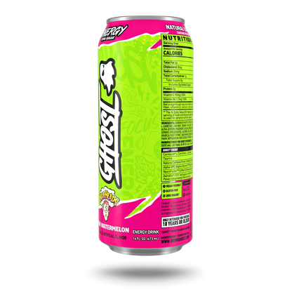 Ghost Energy Drinks, Warheads Sour Watermelon  - 473ml