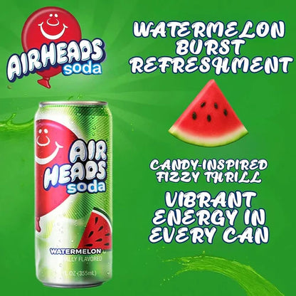 Airheads Soda Watermelon - 355ml