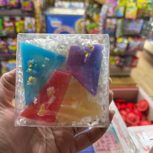 Silky Gems Crystal Candy Rainbow Mixed Shapes - 55g