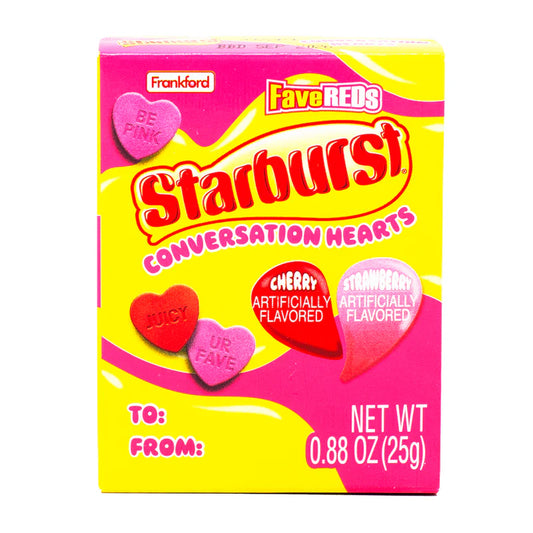Starburst Conversation Hearts- 0 .88oz