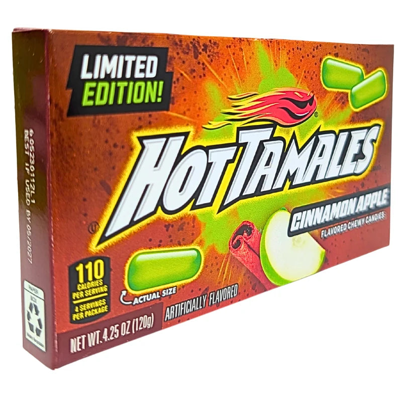 Hot Tamales Cinnamon Apple Fall Theatre Pack - 4.25oz