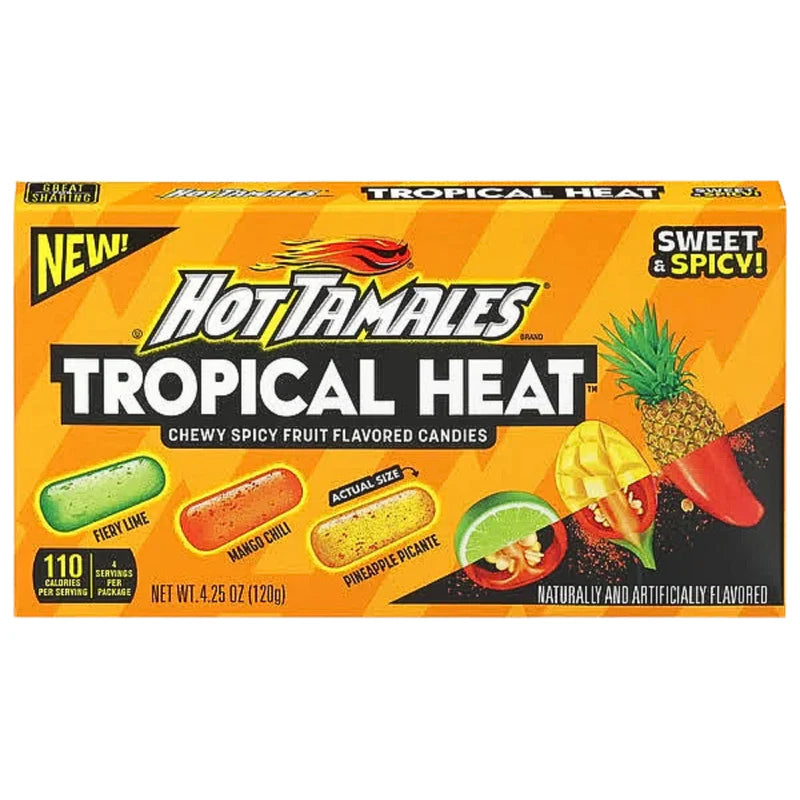 Hot Tamales Tropical Heat - 120g