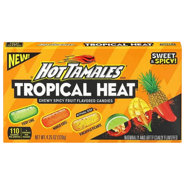 Hot Tamales Tropical Heat - 120g