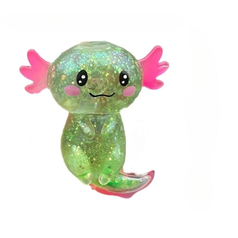Malt Sugar Salamander Squishy Glitter Toys, Medium - 60g