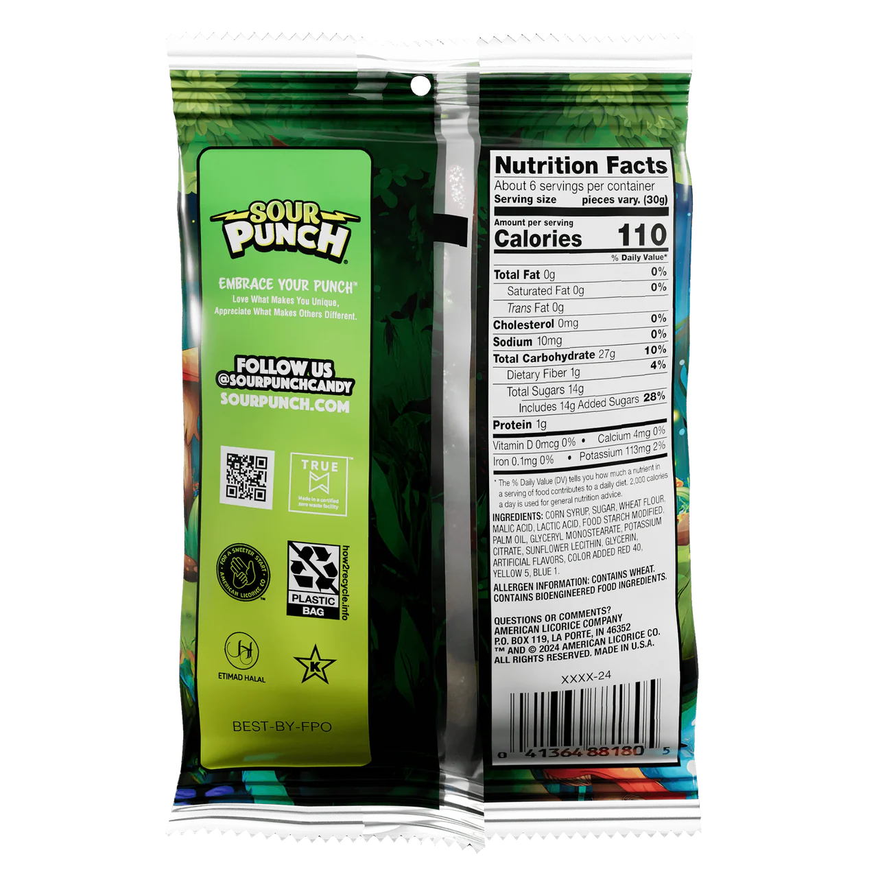Sour Punch Enchanted Forest Shapes - 194g