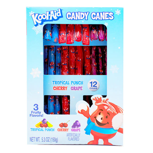 Kool-Aid Candy Canes 12 Pieces -Christmas - 150g