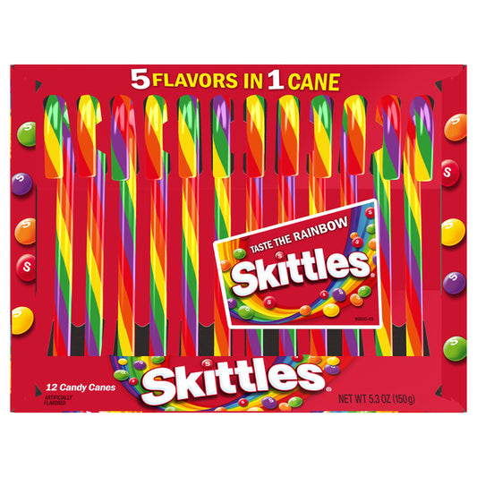 Skittles Candy Canes - Christmas - 150g