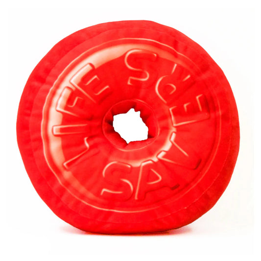 Lifesavers Round Pillow - Red - 5oz