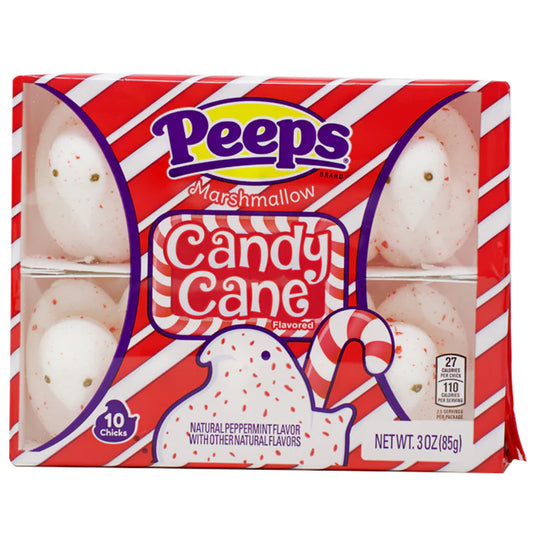 Peeps Candy Cane Marshmallow Chicks - 85g