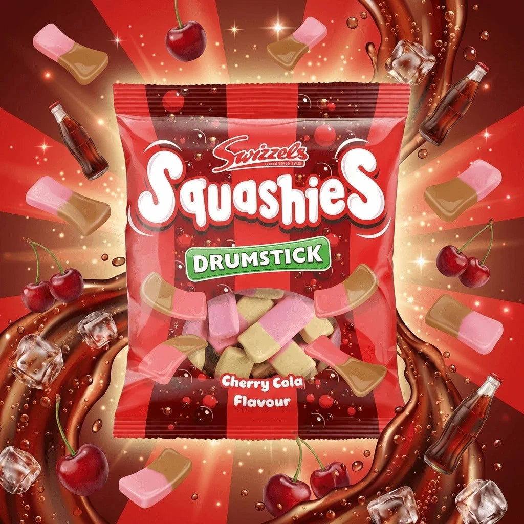 Squashies Drumstick Cherry Cola - 120g