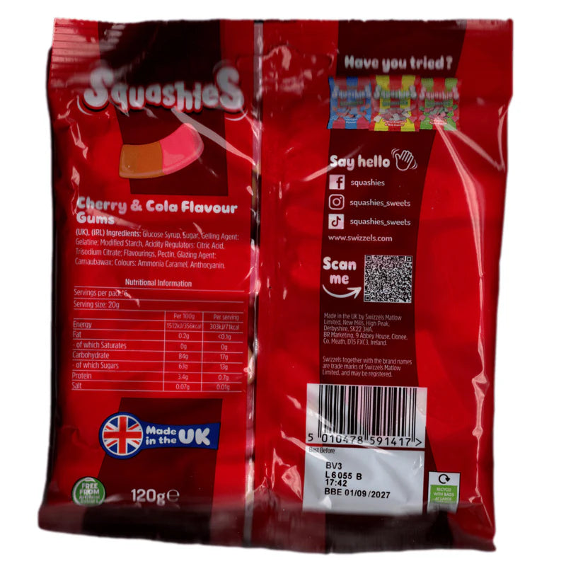 Squashies Drumstick Cherry Cola - 120g