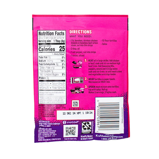 Taco Bell TACO Seasoning Mix - Fajita - 1.4oz