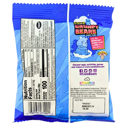Warheads Sour Grumpy Bears - 3.5oz